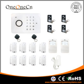 อพาร์ทเมนระบบเตือนภัยการรักษาความปลอดภัยระบบ GSM ด้วย RFID แป้นสัมผัสที่ 900/1800 / 1900MHz