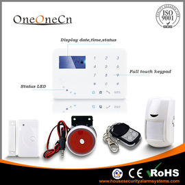 ระบบเตือนภัยไร้สาย 433MHZ การรักษาความปลอดภัยอัจฉริยะที่สร้างขึ้นในระบบ GSM เสียงประกาศ