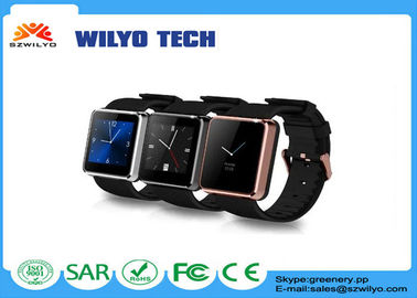 WF1 1.54 นิ้วโทรศัพท์มือถือ GSM นาฬิกา, หน้าจอสัมผัสนาฬิกาซิลิโคนสายรัดข้อมือ Wap 1.3MP