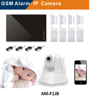 หน้าแรก GSM ไร้สาย Intruder Alarm กล้อง IP สำหรับการสื่อสาร