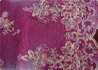 สีม่วง Home สิ่งทอผ้าปักผ้าเครื่องแต่งกายระดับไฮเอนด์